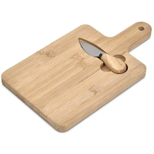 Okiyo Kanteika Bamboo Cheese Board Set Unbranded